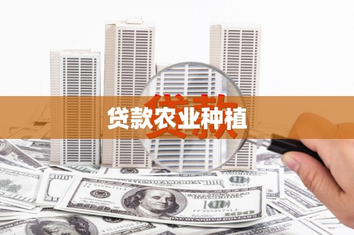 郎溪贷款农业种植