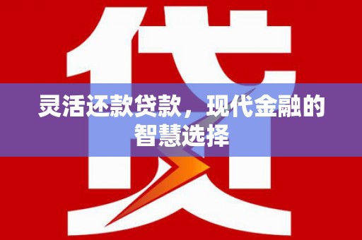 郎溪灵活还款贷款，现代金融的智慧选择
