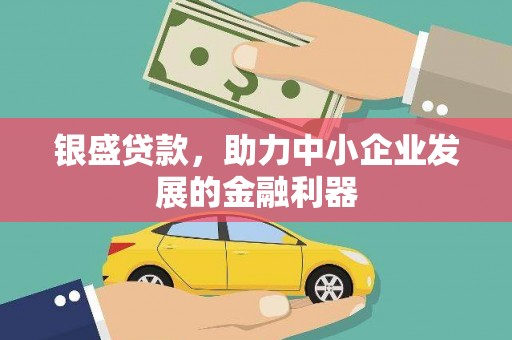郎溪银盛贷款，助力中小企业发展的金融利器
