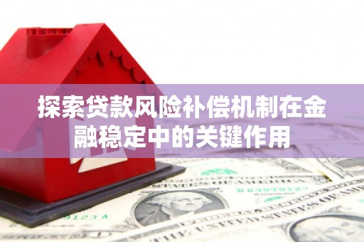 郎溪探索贷款风险补偿机制在金融稳定中的关键作用